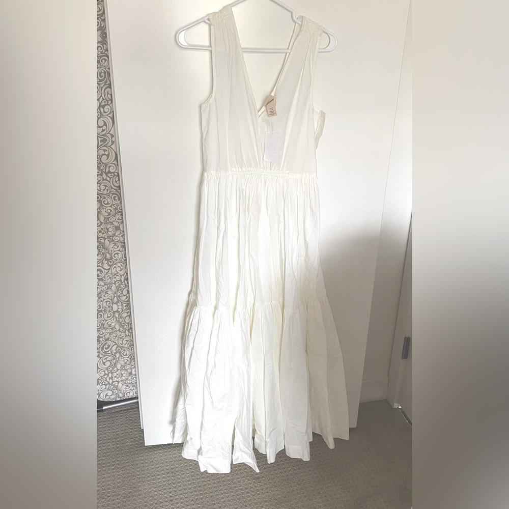NWT H&M white maxi sun dress - XS